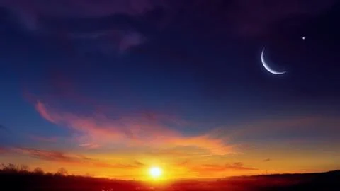 Background sky Ramadan Stock Photos