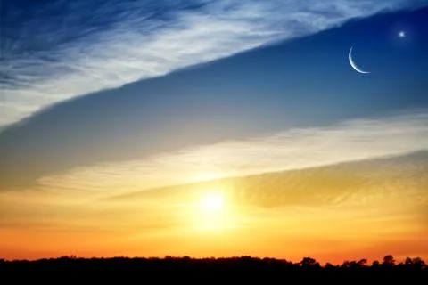 Background sky Ramadan Foto stock