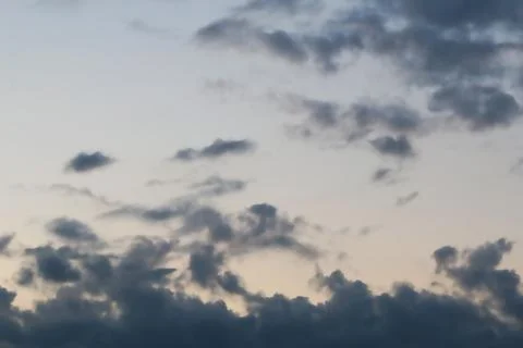Background of sky with thunderclouds Stock Photos