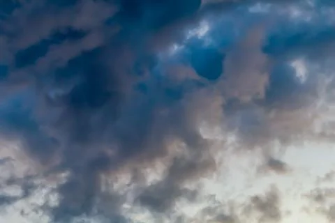 Background of sky with thunderclouds Stock Photos
