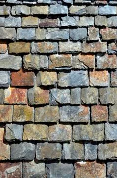 Background slate wall Stock Photos