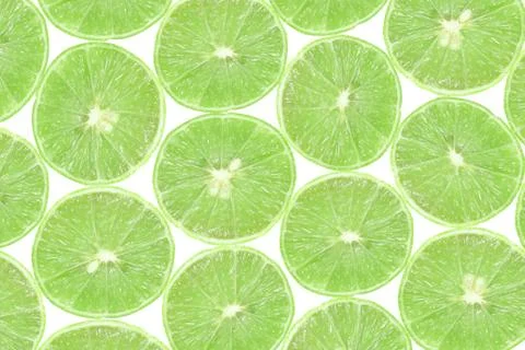 Background of slice green lime Фото
