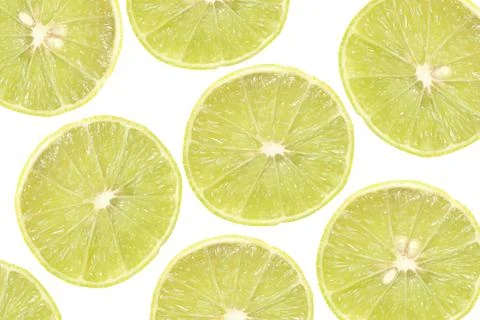Background of slice yellow lime Фото