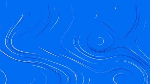 Background of slowly moving rounded colored lines. Seamless looping (loop) Video stock 111275305