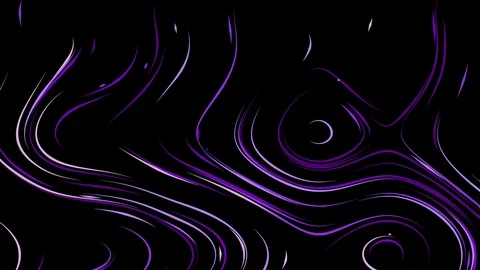 Background of slowly moving rounded colored lines. Seamless looping (loop) Video stock 111276184