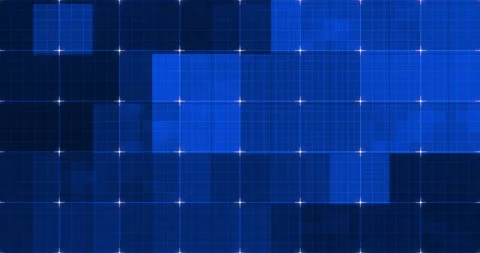 Background of small abstract squares seamless vintage pattern, emitting blue Video stock 291840142
