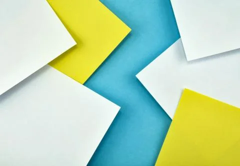 Background of small color papers Stock Photos