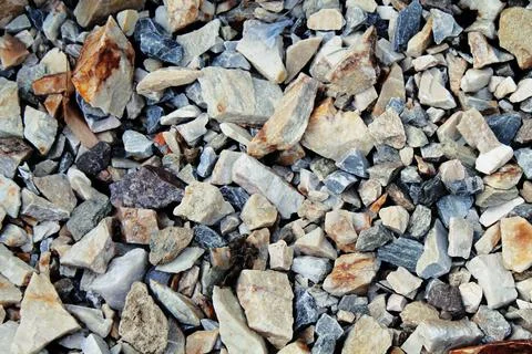 Background of small colored pebbles 写真素材