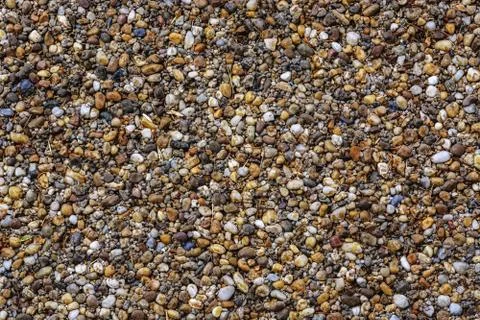 Background of small stones. Stock Photos