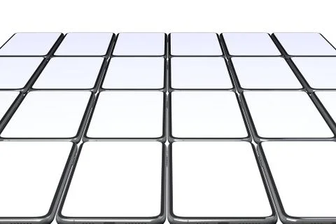 Background of smartphones in same plane Stock Illustration