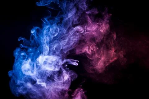 Background from the smoke of vape. Stock Photos