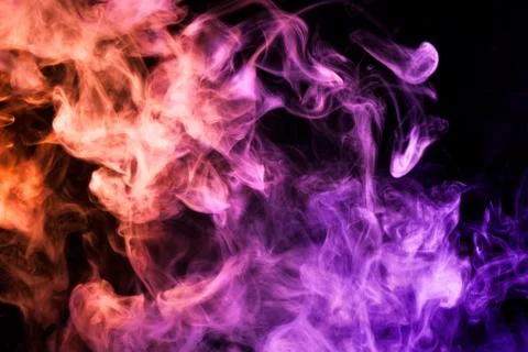 Background from the smoke of vape. Stock Photos