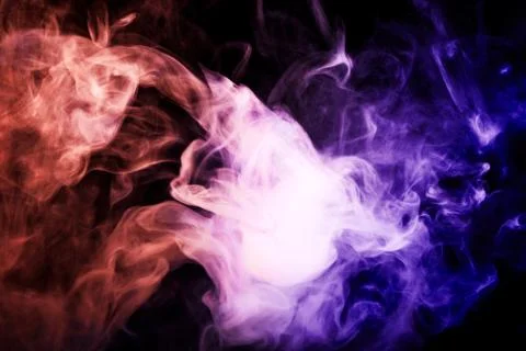 Background from the smoke of vape. Stock Photos