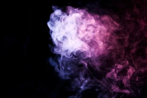 Background from the smoke of vape. Stock Photos