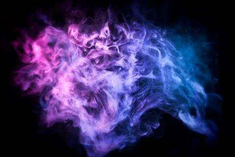 Background from the smoke of vape. Stock Photos