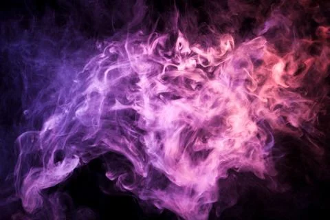 Background from the smoke of vape. Stock Photos
