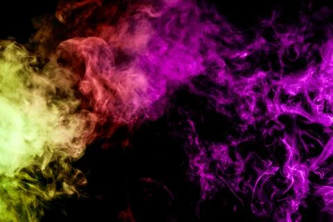Background from the smoke of vape. Stock Photos