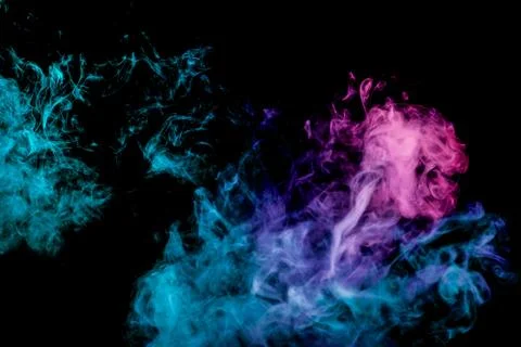 Background from the smoke of vape. Stock Photos