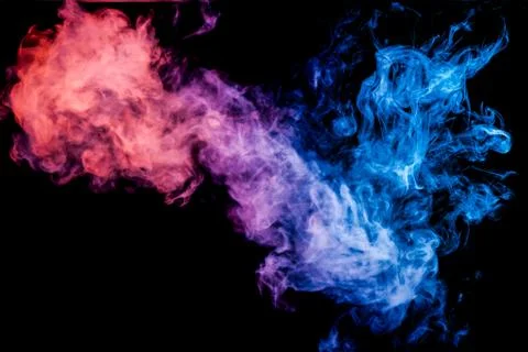 Background from the smoke of vape. Stock Photos