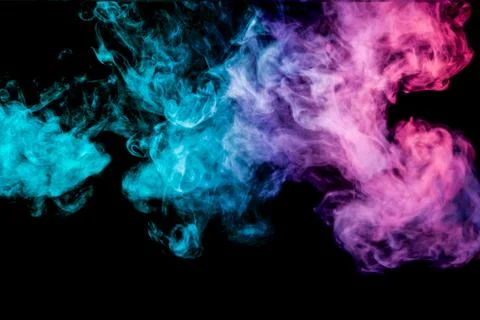 Background from the smoke of vape. Stock Photos