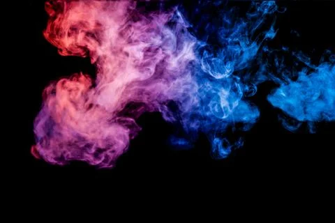 Background from the smoke of vape. Stock Photos