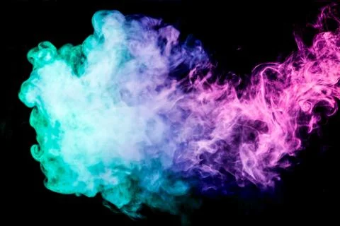 Background from the smoke of vape. Stock Photos