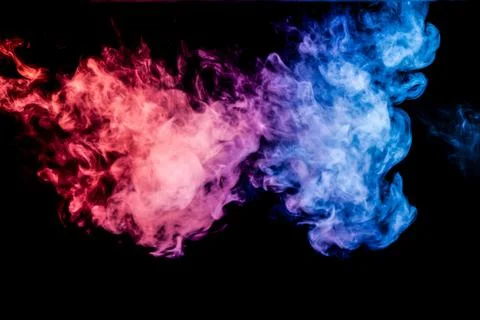 Background from the smoke of vape. Stock Photos