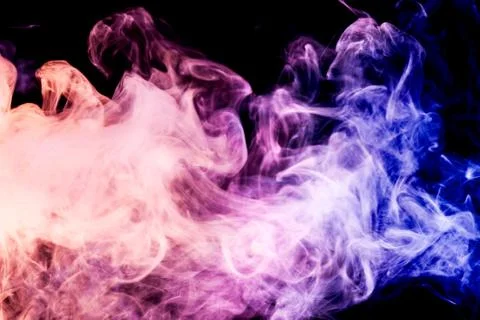 Background from the smoke of vape. Stock Photos