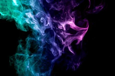 Background from the smoke of vape. Stock Photos