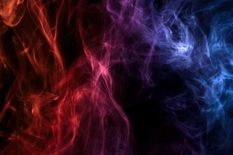 Background from the smoke of vape. Stock Photos