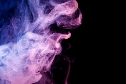 Background of smoke vape Foto stock