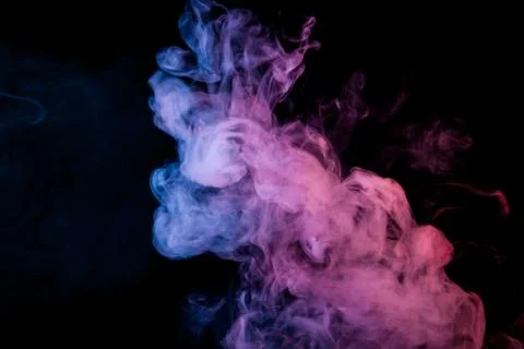 Background from the smoke of vape. Stock Photos