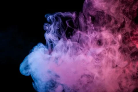 Background from the smoke of vape. Stock Photos