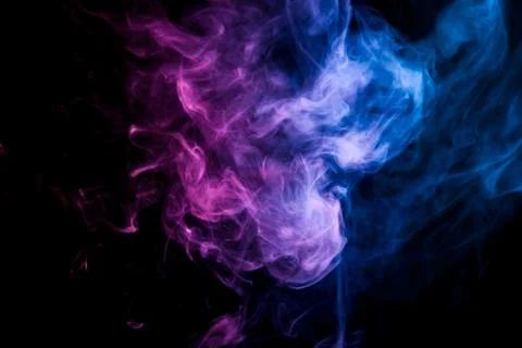 Background from the smoke of vape. Stock Photos
