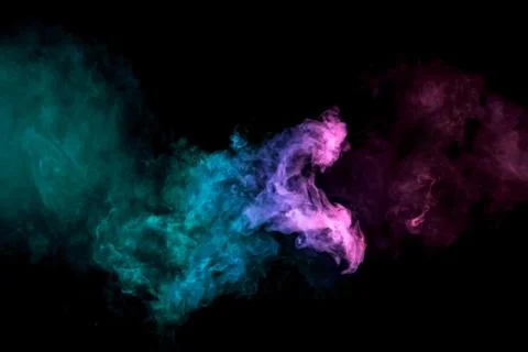 Background from the smoke of vape Foto stock