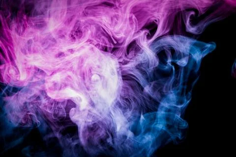 Background from the smoke of vape. Stock Photos