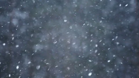 Background of snow fall blowing fast in winter blizzard Stock Footage 72195240