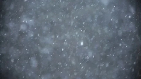 Background of snow fall blowing fast in winter blizzard Video stock 72198011