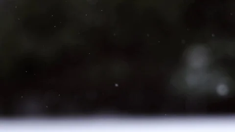 Background of snow falling in and out of focus Stock Footage 77814392