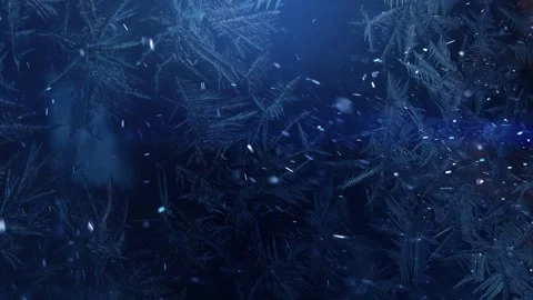 Background with snow falling in winter at night, new year background Stock Footage 283925701