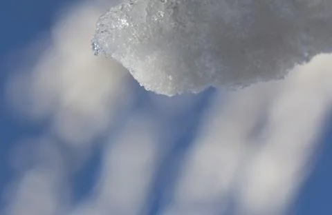 Background of the snow. macro Stock Photos