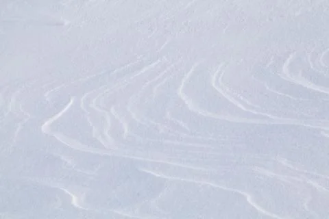 Background of the snow texture with waves. Foto stock
