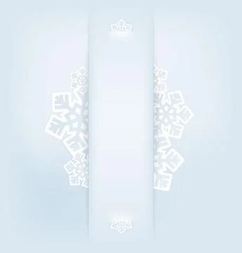 Background with snowflake Stock Illustration