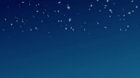 Background with snowflakes and curved frame Stock Footage 79340529