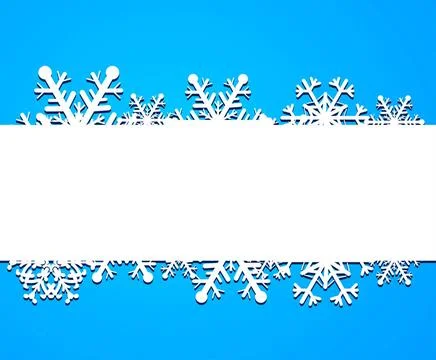 Background from snowflakes Background from snowflakes. Vector illustration... Stock Photos