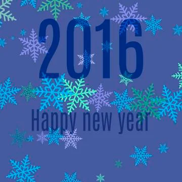 Background snowflakes congratulation Stockillustratie