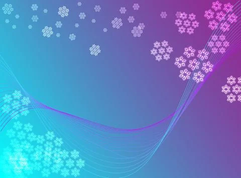 Background with snowflakes 스톡 일러스트