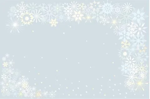 Background with snowflakes Stock Illustration