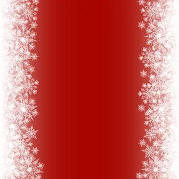 Background with snowflakes Stock Illustration