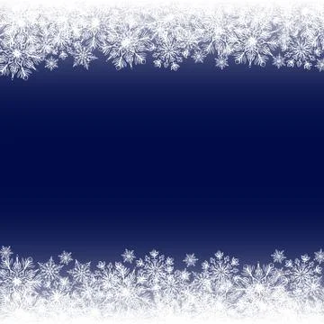 Background with snowflakes Stock Illustration